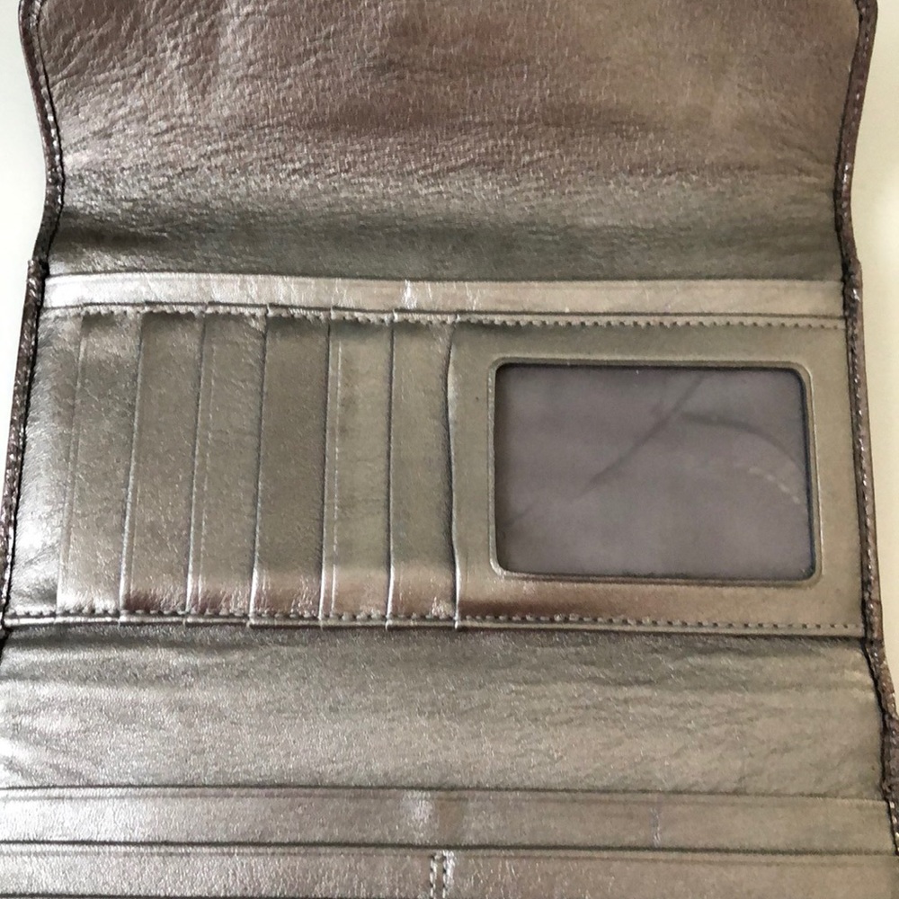 Coach Gunmetal Large Ashley Wallet - Picture 7 of 8